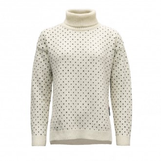 Devold Sørisen Wool Sweater Wmn Offwhite/Ink