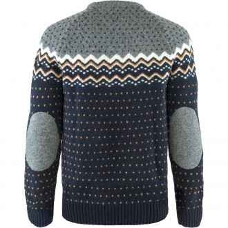 Fjällräven Övik Knit Sweater M dark navy