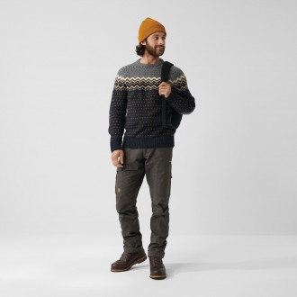 Fjällräven Övik Knit Sweater M dark navy