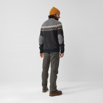 Fjällräven Övik Knit Sweater M dark navy