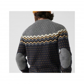 Fjällräven Övik Knit Sweater M dark navy