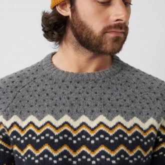 Fjällräven Övik Knit Sweater M dark navy