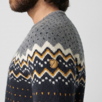 Fjällräven Övik Knit Sweater M dark navy