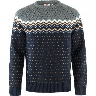 Fjällräven Övik Knit Sweater M dark navy