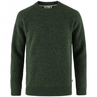 Fjällräven Övik Rib Sweater Man Deep Forest