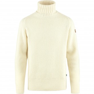 Fjällräven Övik Roller Neck Sweater M Chalk White