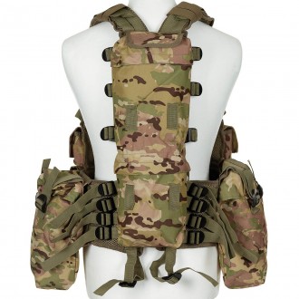 Kamizelka taktyczna MFH - multicam, camogrom