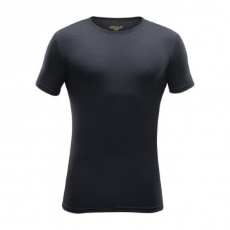 Devold Breeze Merino 150 T-Shirt Męski Czarny