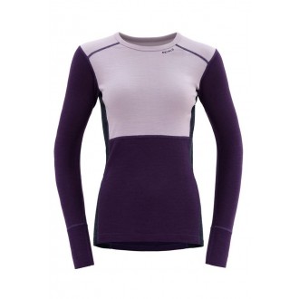 Koszulka Devold Lauparen Merino 190 Shirt Wmn Lilac