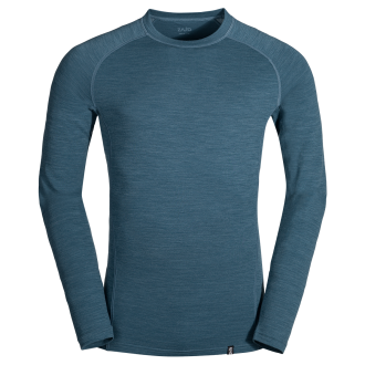 Zajo Bergen M Merino T-shirt LS Frost Blue