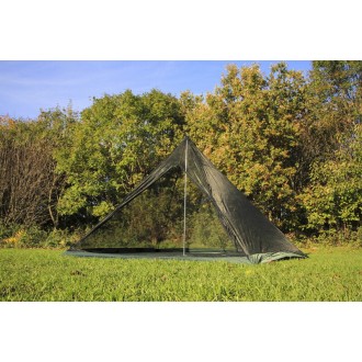 Namiot wewnętrzny DD Hamaki Superlight Pyramid mesh Tent XXL, rodzinny, 4 poszukiwaczy przygód, oliwkowa zieleń