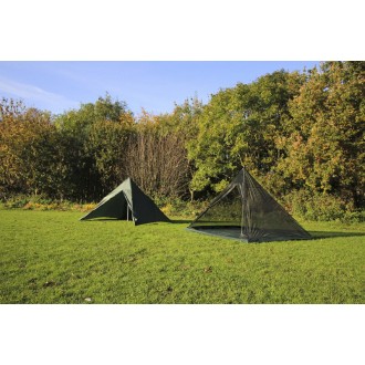 Namiot wewnętrzny DD Hamaki Superlight Pyramid mesh Tent XXL, rodzinny, 4 poszukiwaczy przygód, oliwkowa zieleń
